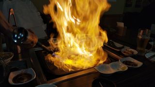 サムギョプサルのファイヤー見れます