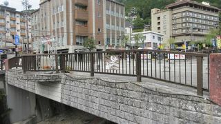 街の中心にあります