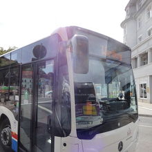 ヴァルトブルク城行きのバス