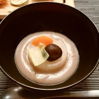 夕食。そば粉の逸品。