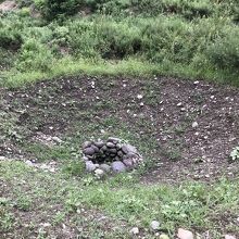 本丸跡の井戸跡