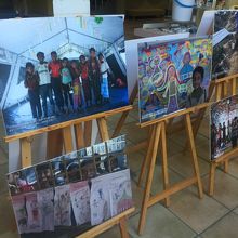 ロヒンギャ難民キャンプの子供達の写真