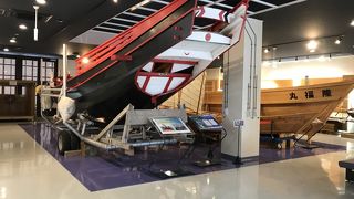 戦前に使用されていた交易船などが展示