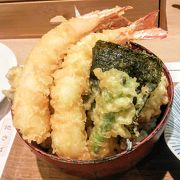 天然大海老2本入り天丼