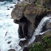 城ケ崎自然研究路その１　対島の滝