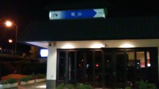 夜でもしっかり営業されていて安心なＳＡ