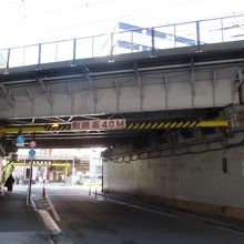 一八通りの東方向からの様子