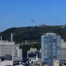 くるりんから見た松山城