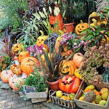 ハロウィン装飾／横浜イングリッシュガーデン 