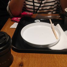 お腹が空いていて食べた後でした