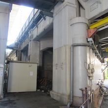 一八通りの東側からの様子