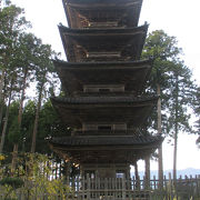 佐渡島で唯一の五重塔がありました。