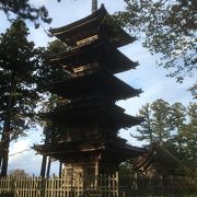 新潟県唯一の五重塔