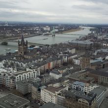 頂上からの眺めです。