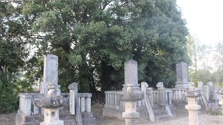 忍城主３代の藩主のお墓がありました