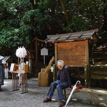 ここから登山口です。