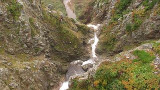 海府大橋から滝口部が見えました。