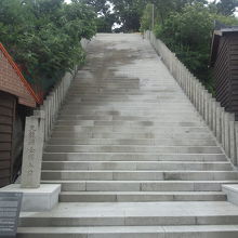 かつてあった九龍浦神社への階段