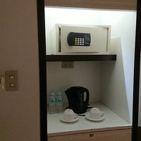 金庫がありました。１日１本、お水の提供がありました