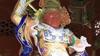 二天門のイケメン、持国天、増長天はステキ