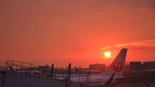 夕日が綺麗でした