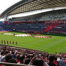 試合前セレモニー