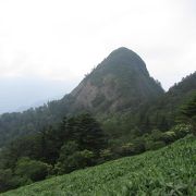険しい頂の西日本最高峰