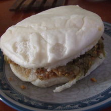 割包、家で食べました