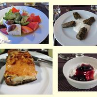 ギリシャ料理の数々