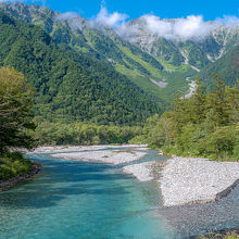 河童橋からの風景