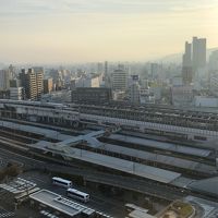 部屋からの朝の眺め