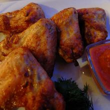 …鶏手羽のグリル…、