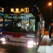 1日乗車券も使える案内ガイド付きの路線バス