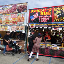 売店も大賑わい