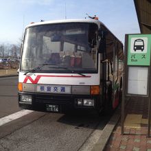 空港から根室までは根室バスが走っている