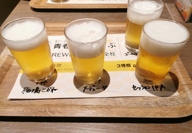エキナカでクラフトビールを楽しめます