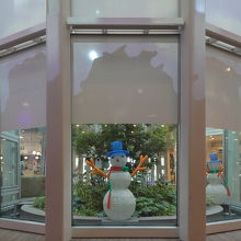 1階中央にあるテラリウム