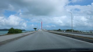 海の上を走っている！？