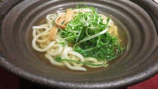 うどんのダシが良いです