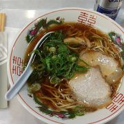 空港で尾道ラーメン