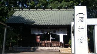 酒折駅北側の神社