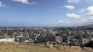 天守跡からの眺めが最高