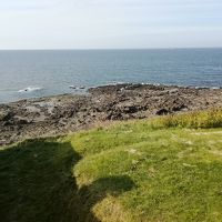 部屋から望む日本海