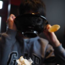 少ないので完食した息子