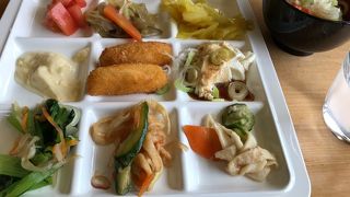 地元の野菜がたっぷりでうれしい