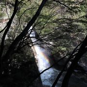 渓谷の始まりの滝