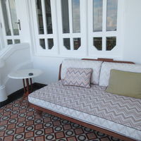 部屋のバルコニー