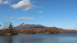 大沼公園から見ました