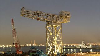 オープンしたばかりの商業施設「横浜ハンマーヘッド」で晩ごはん