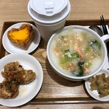 蟹餡かけ粥　スペシャルセット